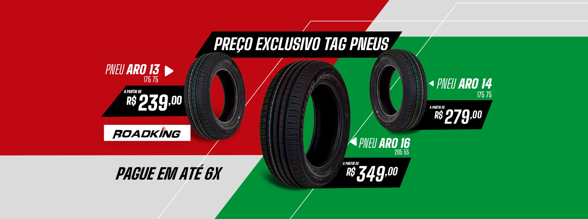 Promoção de Pneus em EPTG / Vicente Pires